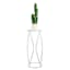 Providence White Metal Plant Stand, Large
