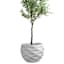 Crosby St. Clara White Outdoor Planter, Large