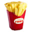 French Fries Outdoor Garden Statue, 18"