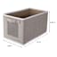 REAL SIMPLE Fabric Closet Storage Bin with Handle
