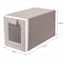 REAL SIMPLE Fabric Closet Storage Bin with Magnetic Opening, Small