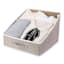 REAL SIMPLE Open Front Fabric Closet Storage Bin with Handle