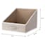 REAL SIMPLE Open Front Fabric Closet Storage Bin with Handle