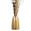 Gold Hammered Vase, 10"