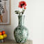Found & Fable Green Capiz Vase, 17"