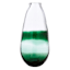 Found & Fable Green & Clear Glass Vase, 15"