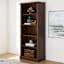 Lorraine Wooden Shelf, Walnut Finish