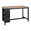 Elora Wooden Kitchen Island, Black