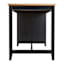 Elora Wooden Kitchen Island, Black