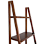 Juniper 5-Tier Wooden Shelf, Walnut Finish