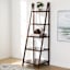 Juniper 5-Tier Wooden Shelf, Walnut Finish