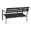 Crosby St. Grammercy Loveseat, Black