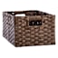 Brown Paper Rope Rectangle Storage Basket, Large
