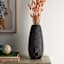 Found & Fable Eileen Black Ceramic Vase, 15"