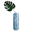 Blue Mosaic Glass Vase, 16"