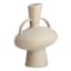 Tracey Boyd Greige Vase, 8.7"