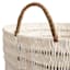 Found & Fable White Paper Rope Round Basket, Large