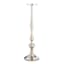 25In Oversized Silver Candle Holder