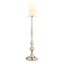 25In Oversized Silver Candle Holder