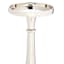 25In Oversized Silver Candle Holder
