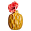 Honeybloom Katherine Yellow Ceramic Short Neck Vase, 8"