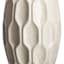 Honeybloom Katherine White Textured Vase, 15"