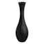 Black Wooden Vase, 18"