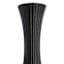 Black Wooden Vase, 18"