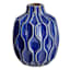 Katherine Navy Ceramic Vase, 8"