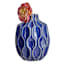 Katherine Navy Ceramic Vase, 8"