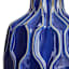 Katherine Navy Ceramic Vase, 8"