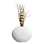 Tracey Boyd White Faux Wood Vase, 14"