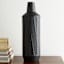 Black Metal Vase, 16"