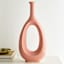 Neutral Open Ceramic Vase, 19"