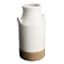 Honeybloom White Ceramic Vase, 10"
