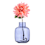 Ty Pennington Blue Glass Vase, 9"