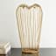 Providence Gold Metal Wire Hurricane Vase, 14"