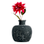 Black Cement Vase, 9"