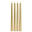 4-Pack Gold Taper Candles