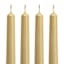 4-Pack Gold Taper Candles