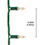 100-Count Clear String Lights with Green Wire