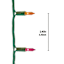 100-Count Multicolor String Lights with Green Wire