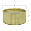 Gold Metal Candle Holder, 5"