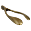 Vintage Brass Finish Metal Wishbone Figurine, 8"