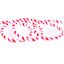 LED Candy Cane Rope Light, 18'