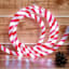 LED Candy Cane Rope Light, 18'