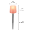 Set of 5 Sugar Gumdrop Pathway Lights