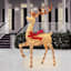 Twinkle LED Gold Thread Buck, 6'