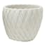 Honeybloom Indoor Lattice Cement Planter, Small