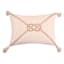 Honeybloom Neutral Sailors Knot Throw Pillow, 14x20